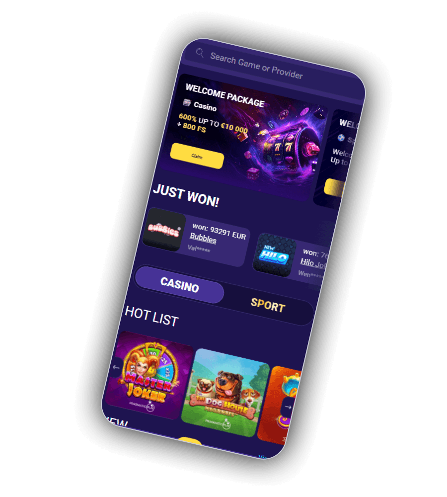 PokoBet Casino Lobby