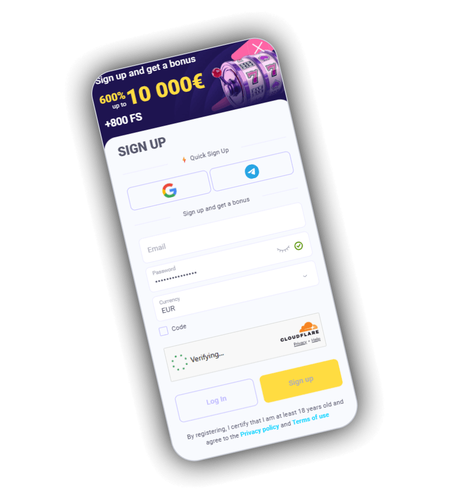 PokoBet Casino Registration
